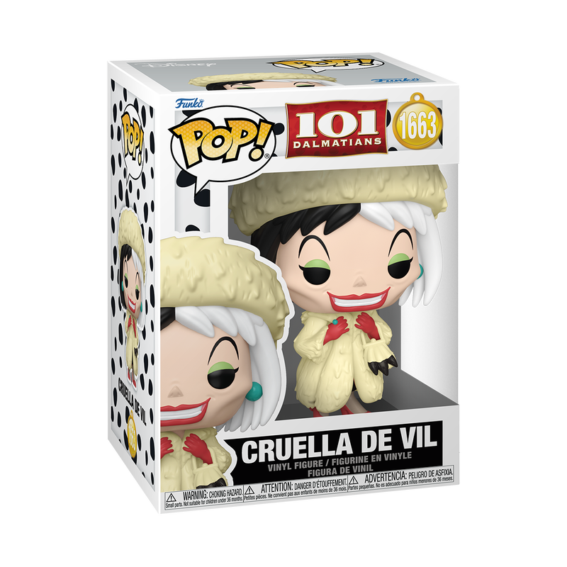 101 Dalmatians (1961) - Cruella De Vil Pop! – Coco Toys