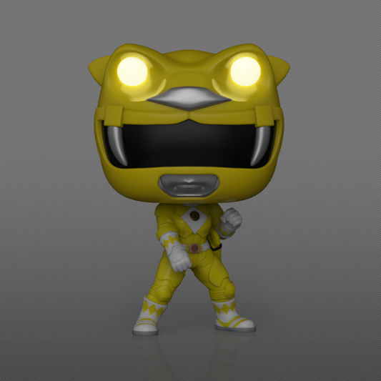 Mighty Morphin Power Rangers- Yellow Ranger GITD Pop!