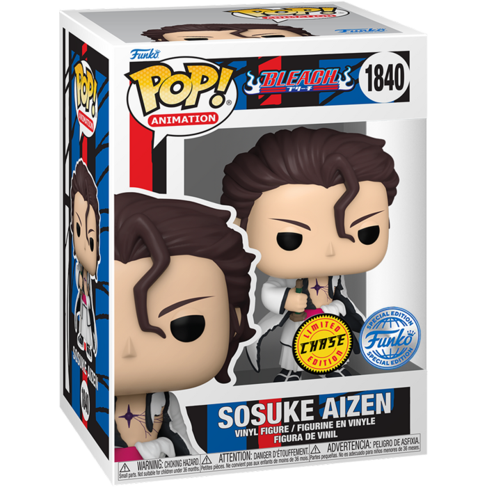 Bleach - Sosuke Aizen (No Glasses) Pop! Chase Bundle