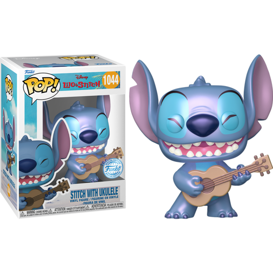 Lilo & Stitch - Stitch with Ukulele (Pearlescent) Pop!