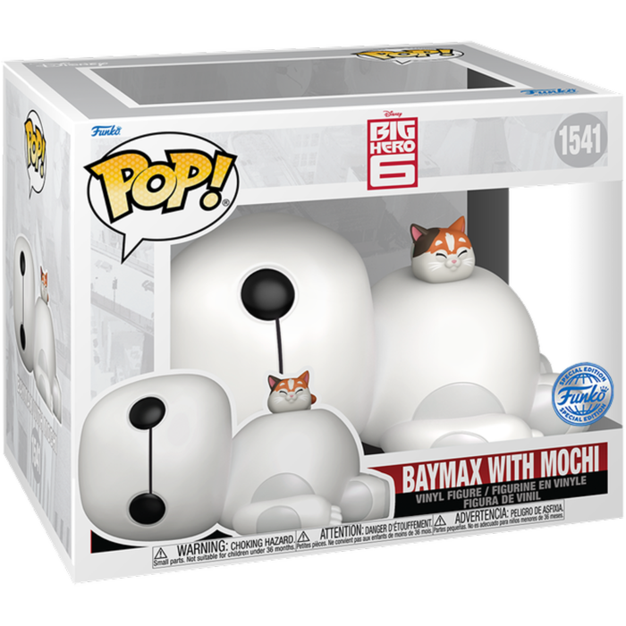 Big Hero 6 - Baymax with Mochi Super Sized 6" Pop!