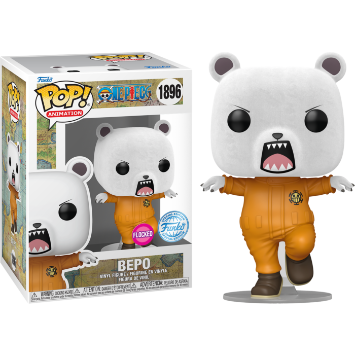 One Piece - Bepo (Flocked) Pop!