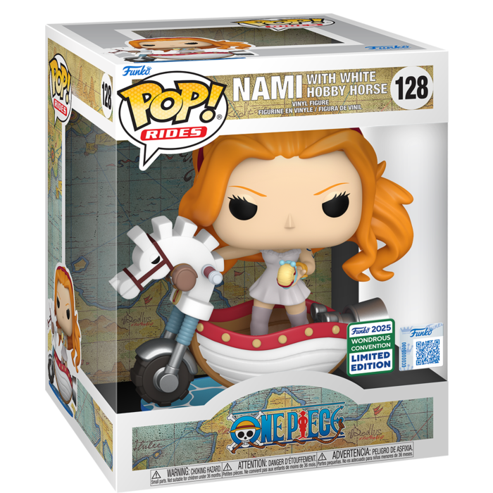 One Piece - Nami with White Hobby Horse Pop! Rides (2025 Wondrous Convention Exclusive)