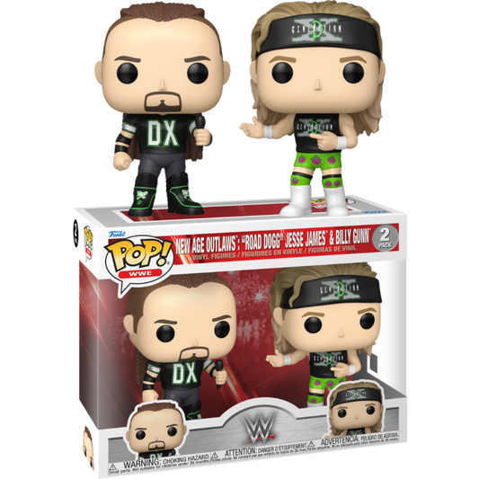 WWE: New Age Outlaws - "Road Dogg" Jesse James & Billy Gunn Pop! (2Pack)