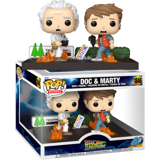 Back to the Future - Doc & Marty Pop! Moment