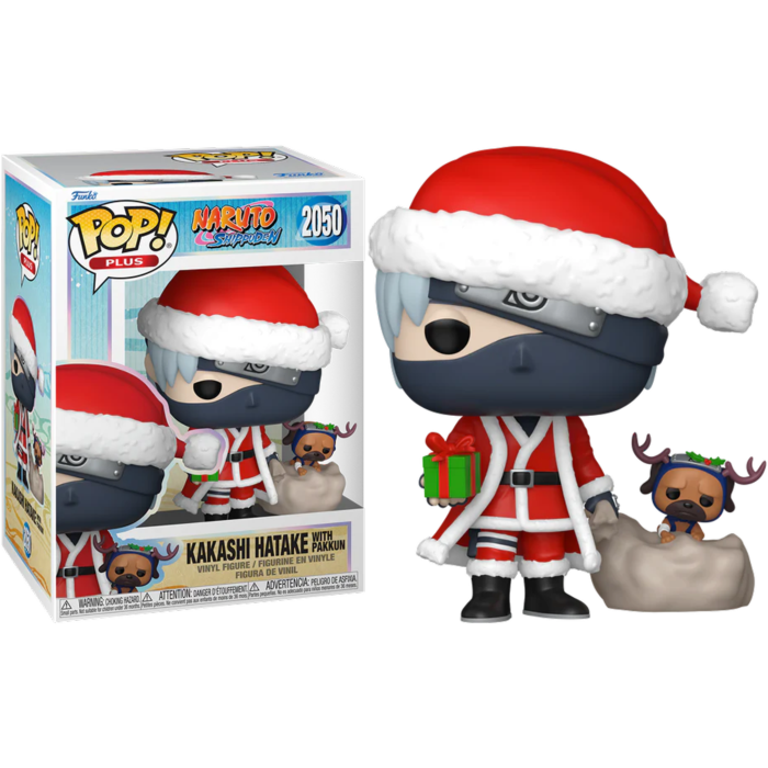 Naruto: Shippuden - Kakashi Hatake with Pakkun Holiday Pop! Plus