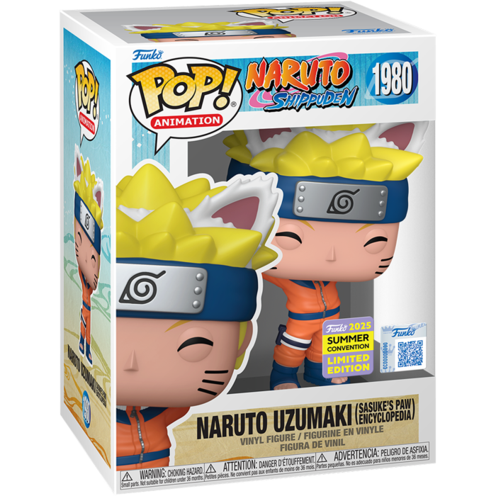 Naruto: Shippuden - Naruto Uzumaki (Sasuke's Paw Encyclopedia) Pop! (2025 Summer Convention Exclusive)
