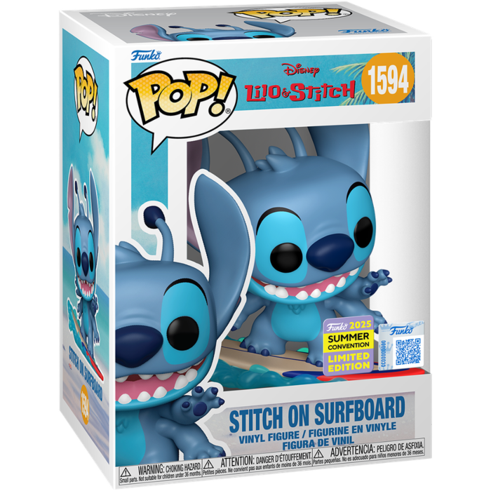 Lilo & Stitch - Stitch on Surfboard Pop! (2025 Summer Convention Exclusive)