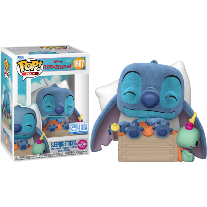 Lilo & Stitch - Sleeping Stitch in Box (Flocked) Pop! Plus