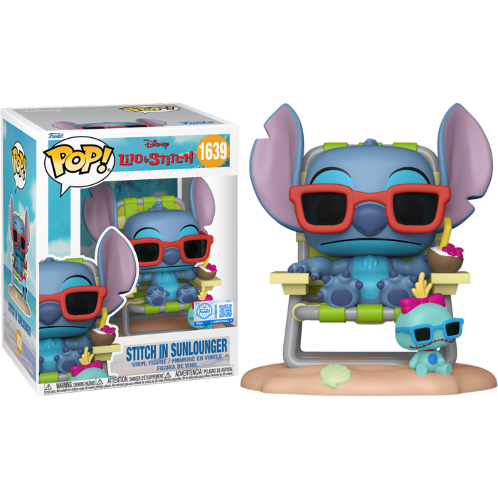 Lilo & Stitch - Stitch in Sunlounger Premium Pop!