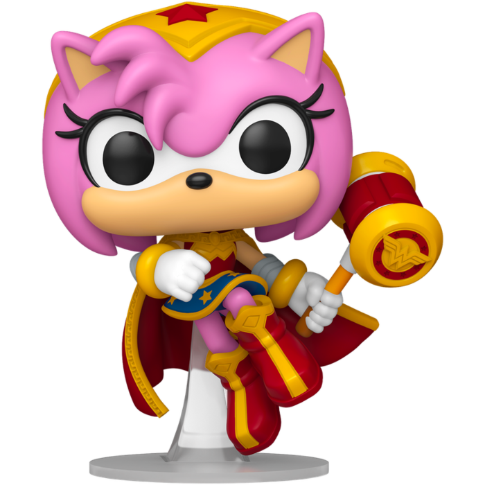 Justice League x Sonic the Hedgehog - Amy Rose as Wonder Woman Pop!