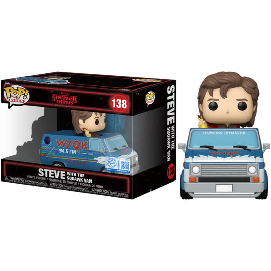 Stranger Things - Steve with the Squawk Van (Season 5) Deluxe Pop! Rides
