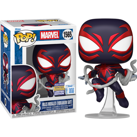 Spider-Man - Miles Morales (Vibranium Suit) Pop! (2025 Winter Convention Exclusive)