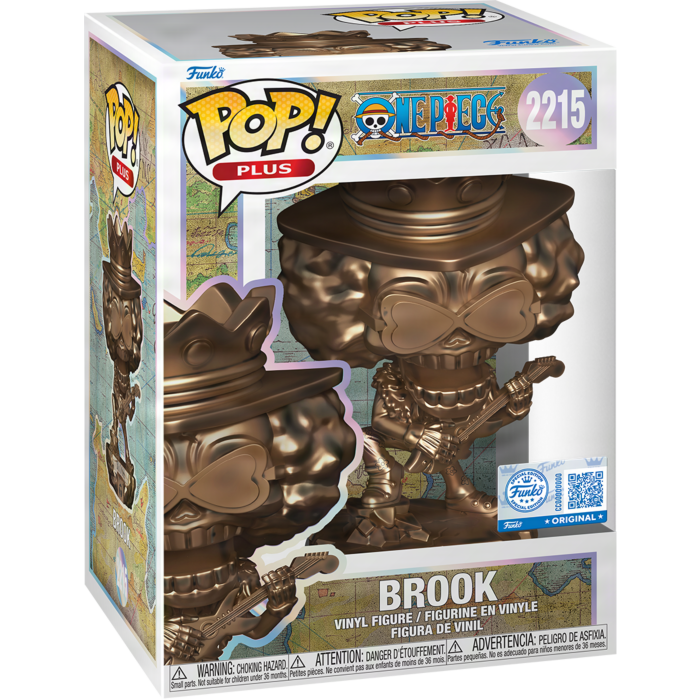 One Piece - Jinbe & Brook Bronze Statue 25th Anniversary Pop! Plus