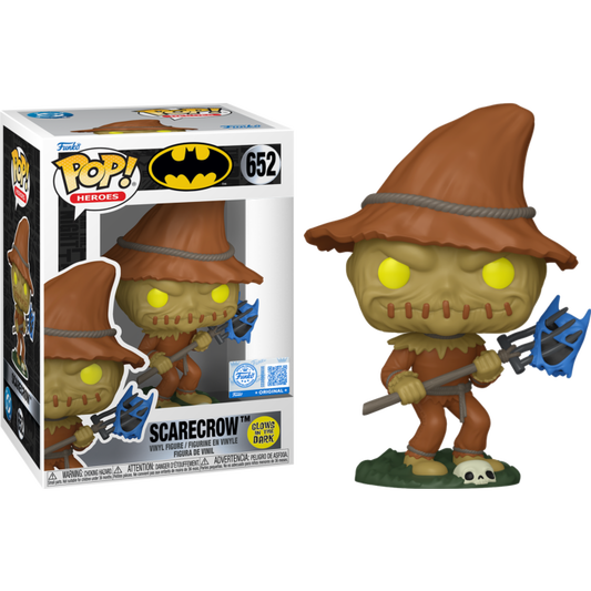 Batman: The Animated Series - Scarecrow with Pitchfork Glow-in-the-Dark Pop!