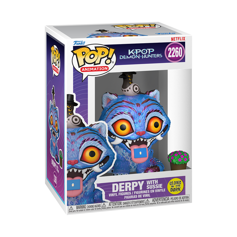 Kpop Demon Hunter-Derpy With Sussie (Glow) Pop!