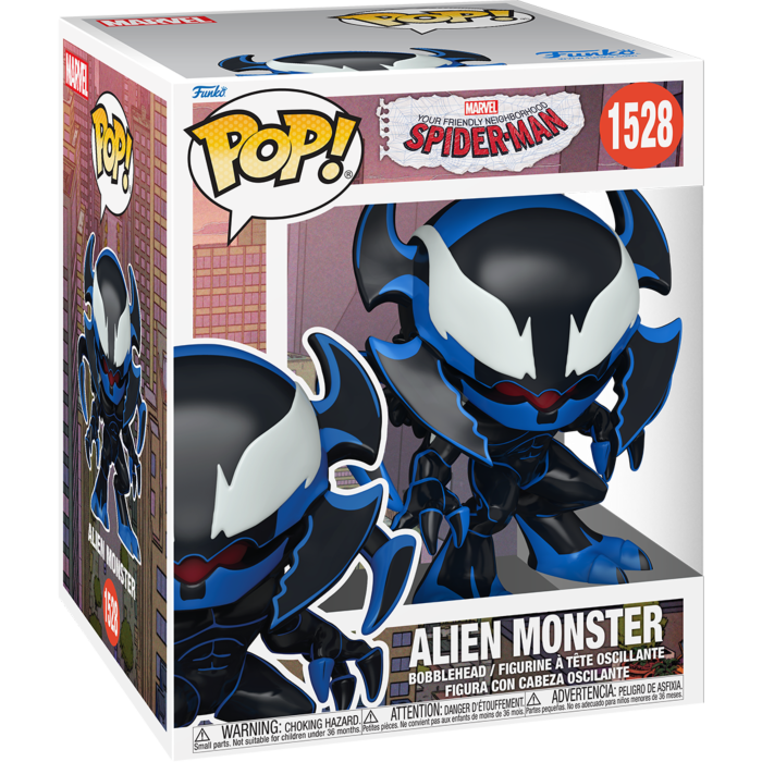 Your Friendly Neighborhood SpiderMan-Alien Monster 6" Super Sized Pop!