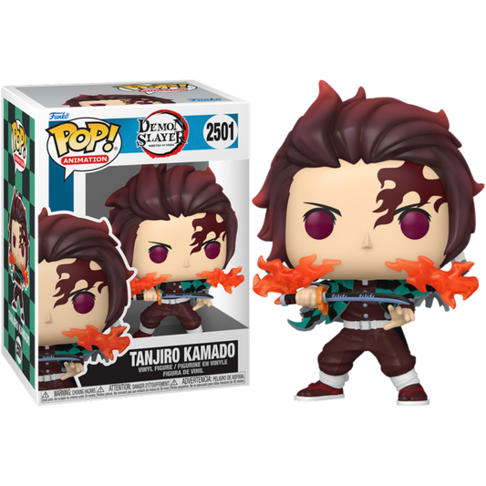 Demon Slayer: Infinity Castle - Tanjiro Kamado (Fire Breathing) Pop!