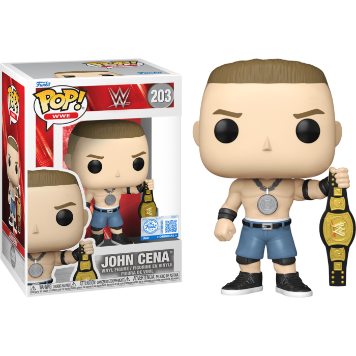 WWE - John Cena with Spinner Championship Belt Pop!