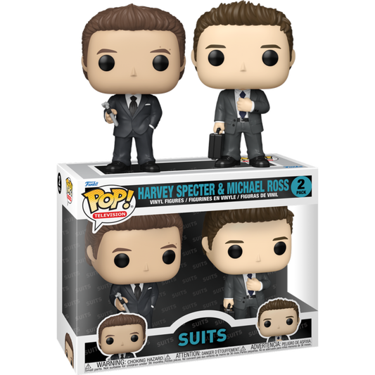 Suits - Harvey Specter & Michael Ross Pop! 2-Pack