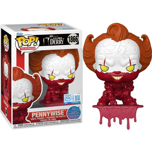 It: Welcome to Derry - Pennywise Bloody Pop! Shelf Sitter