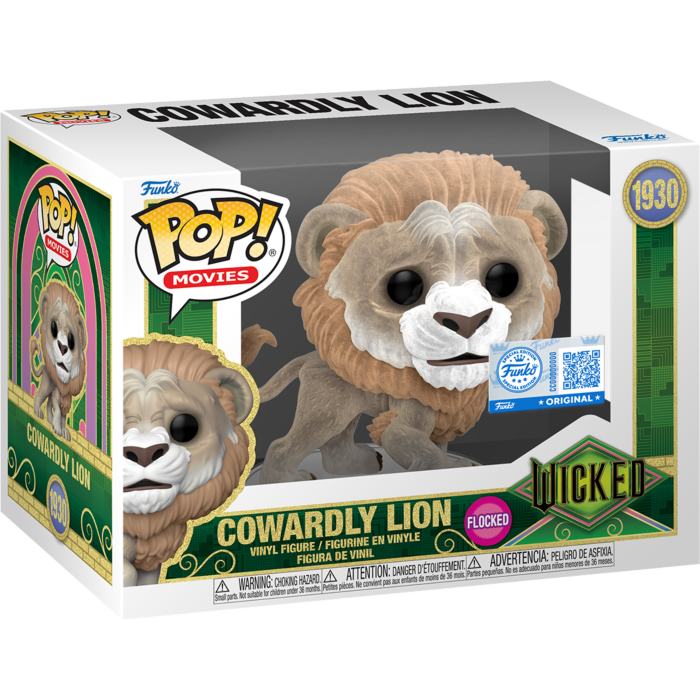 Wicked: For Good (2025) - Cowardly Lion Flocked Pop!