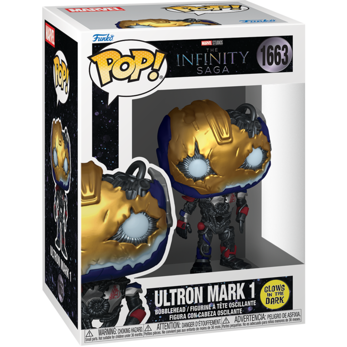 Avengers - Ultron Mark 1 Glow-in-the-Dark Infinity Saga Pop!