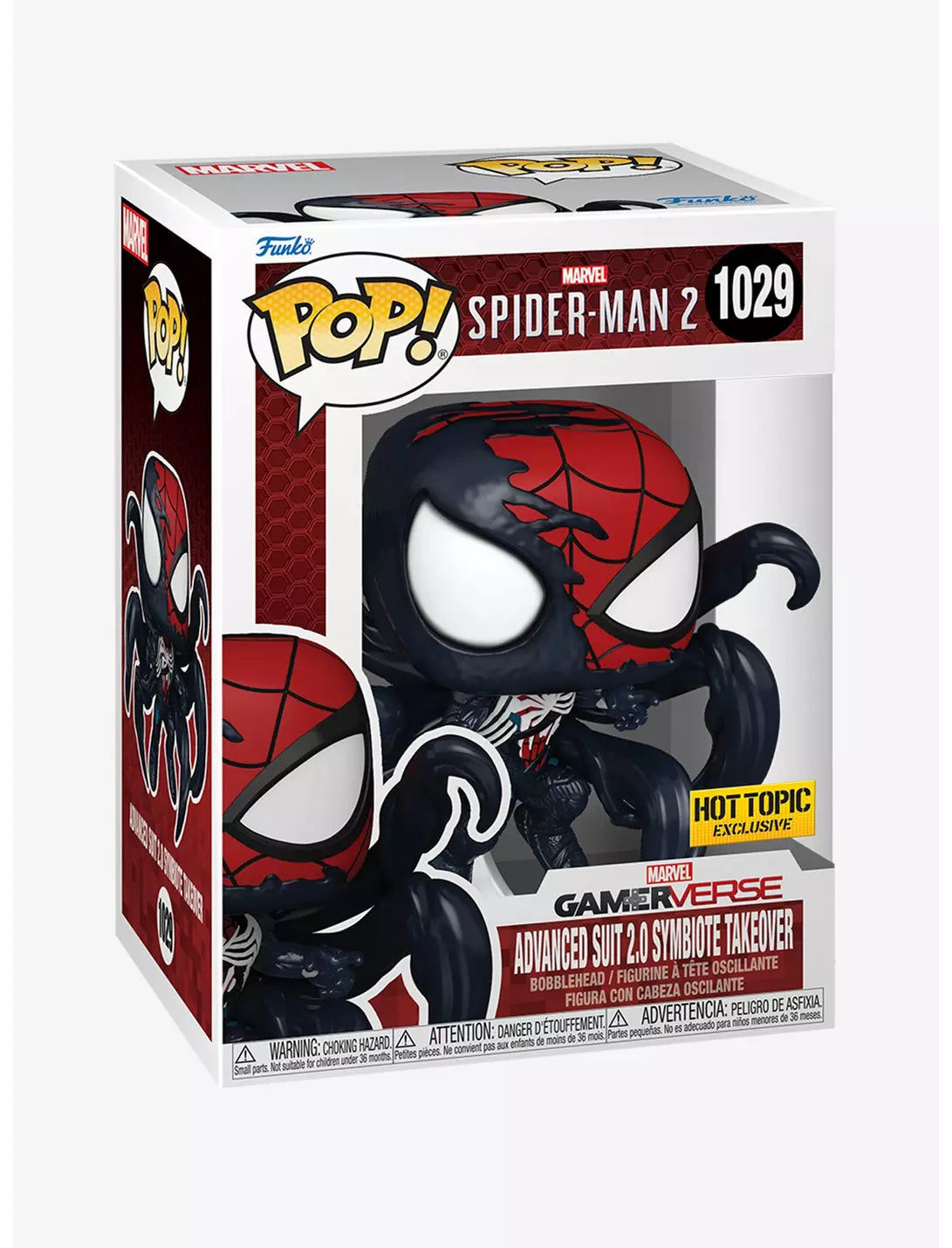 Spider-Man 2- Advanced Suit 2.0 Symbiote Takeover (Hot Topic Exclusive) Pop!