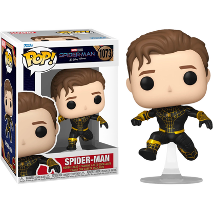 Spider-Man: No Way Home - Spider-Man Unmasked Black Suit Pop!