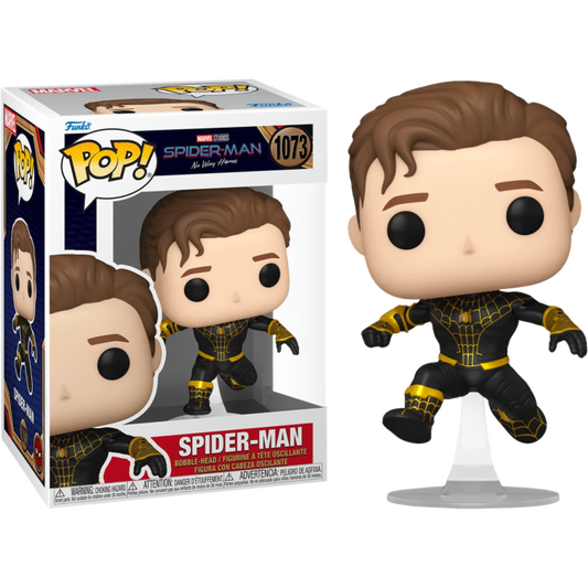 Spider-Man: No Way Home - Spider-Man Unmasked Black Suit Pop!