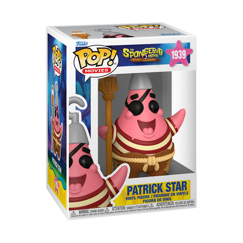 The SpongeBob Movie: Search for SquarePants (2025) - Patrick Star (Pirate) Pop!