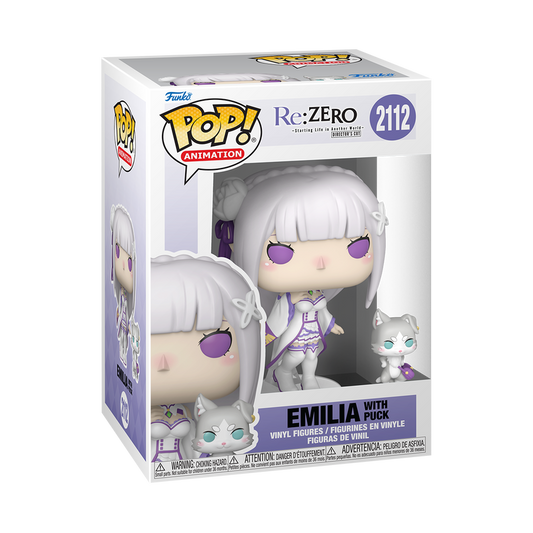 Re:ZERO - Emilia with Puck Pop!