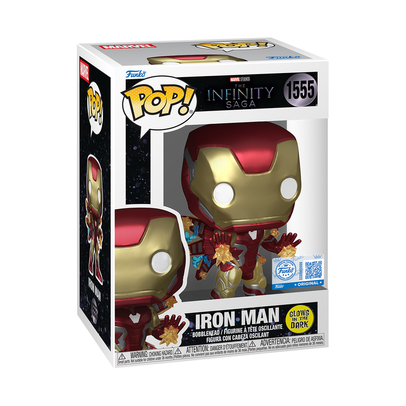 Avengers: Endgame - Iron Man with Beams Glow-in-the-Dark Pop!