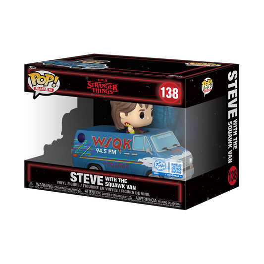 Stranger Things - Steve with the Squawk Van (Season 5) Deluxe Pop! Rides