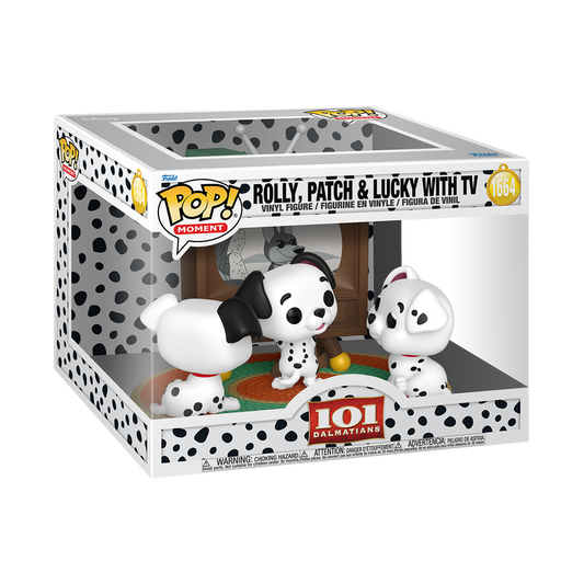 101 Dalmatians (1961) - Rolly, Patch & Lucky with TV Pop! Moment