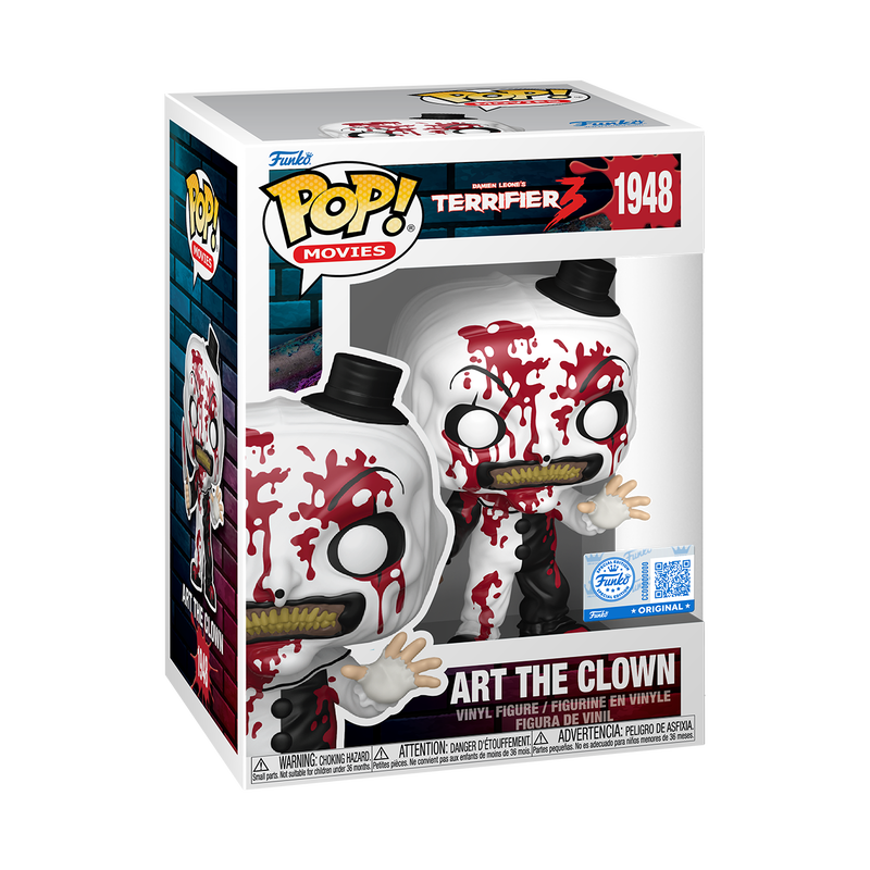 Terrifier - Art the Clown with Knife (Bloody) Pop! (Chase Bundle)