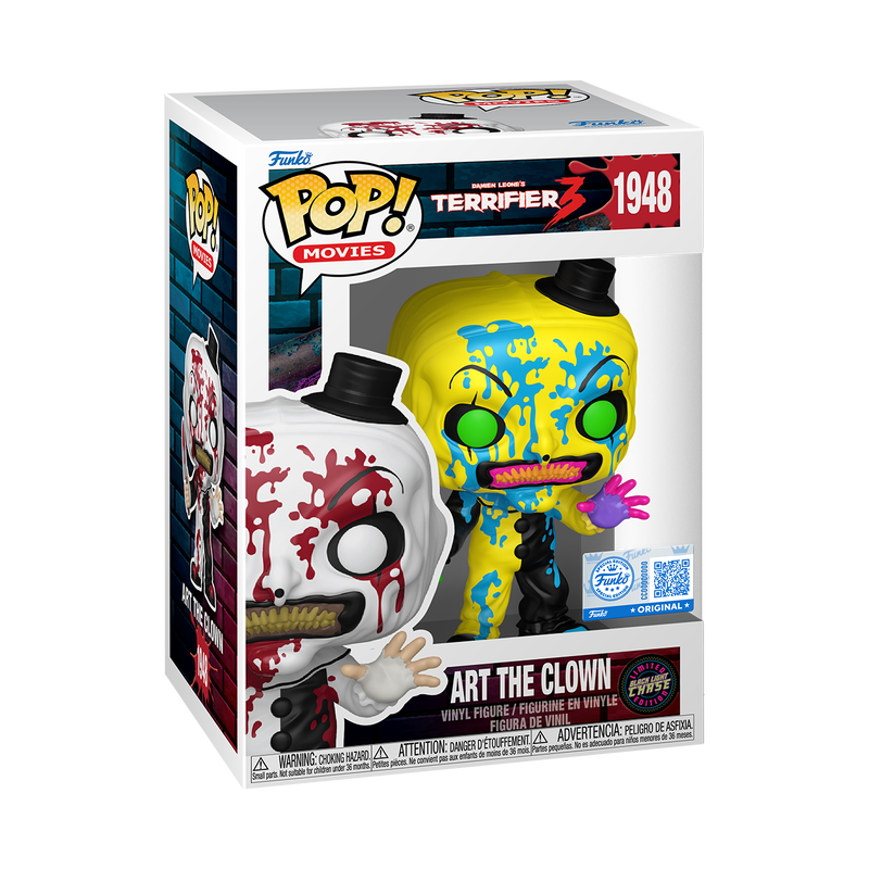 Terrifier - Art the Clown with Knife (Bloody) Pop! (Chase Bundle)