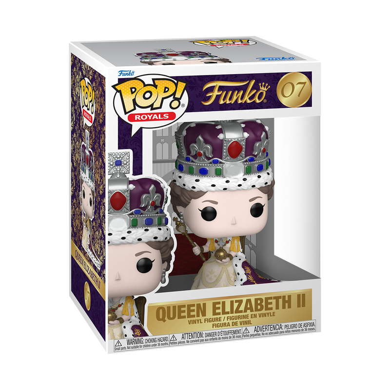 Royal Family - Queen Elizabeth II Coronation Pop! Premium