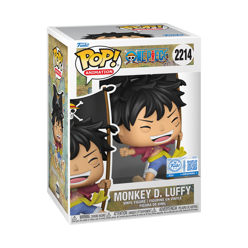 One Piece - Monkey D. Luffy with Flag Pop!