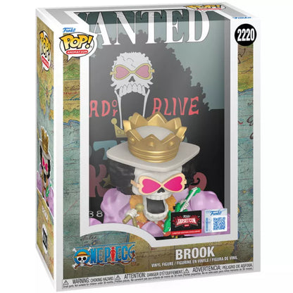 One Piece - Brook Wanted Poster Pop! Cover