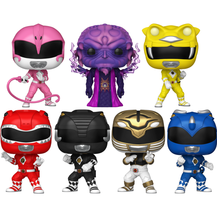 Mighty Morphin Power Rangers- The Power Is On Pop! (Set of 7) – Coco Toys