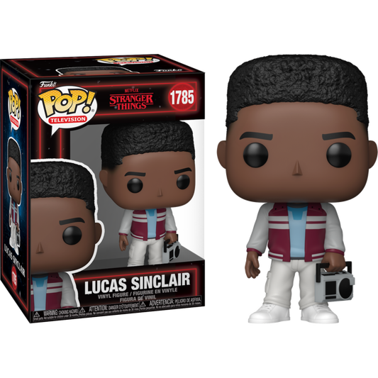 Stranger Things - Lucas Sinclair with Boombox (Season 5) Pop!
