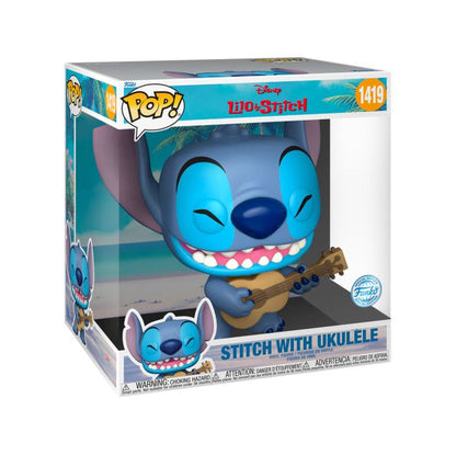 Lilo & Stitch - Stitch with Ukelele 10" Jumbo Pop!