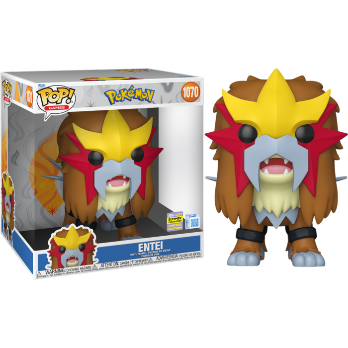 Pokemon - Entei 10" Jumbo Pop! (2025 Summer Convention Exclusive)