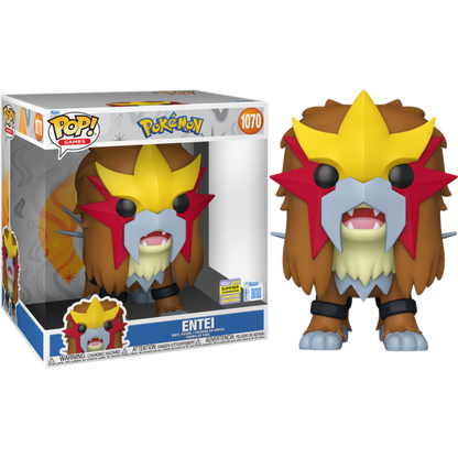 Pokemon - Entei 10" Jumbo Pop! (2025 Summer Convention Exclusive)