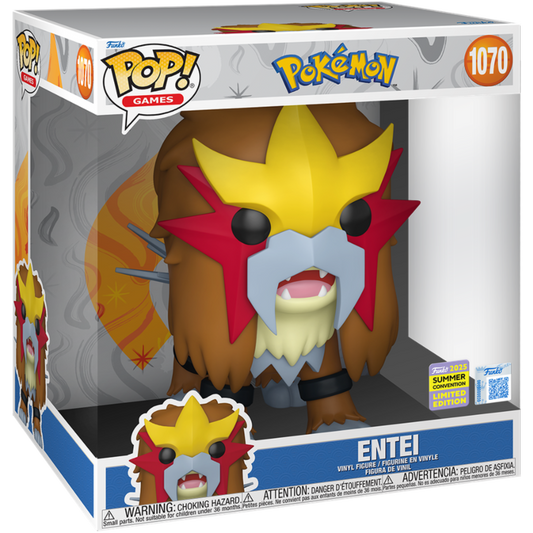 Pokemon - Entei 10" Jumbo Pop! (2025 Summer Convention Exclusive)