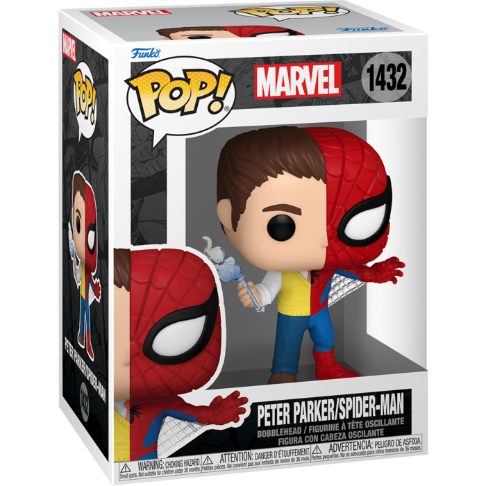 Marvel: Split - Peter Parker/Spider-Man Pop!