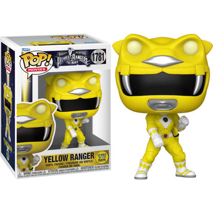 Mighty Morphin Power Rangers- Yellow Ranger GITD Pop!