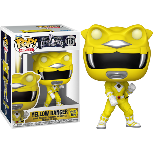 Mighty Morphin Power Rangers- Yellow Ranger GITD Pop!