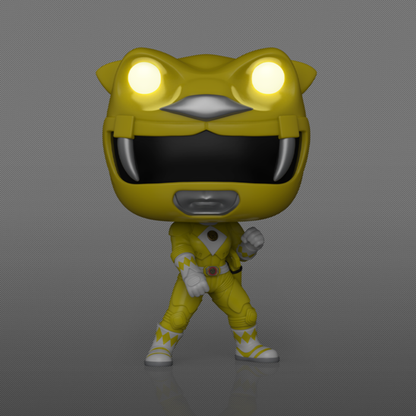Mighty Morphin Power Rangers- Yellow Ranger GITD Pop!